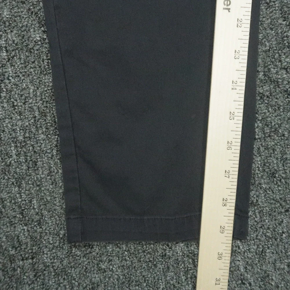 Birddogs Pants Mens‎ 32x30 Dark Gray Stretch Khakis Zip Pockets Trouser